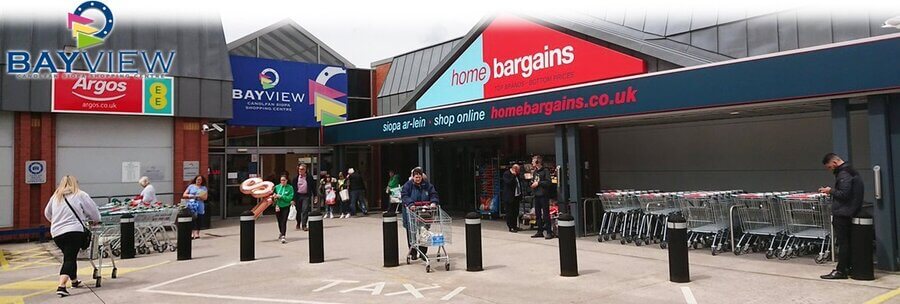 Bayview shopping outlet in North Wales